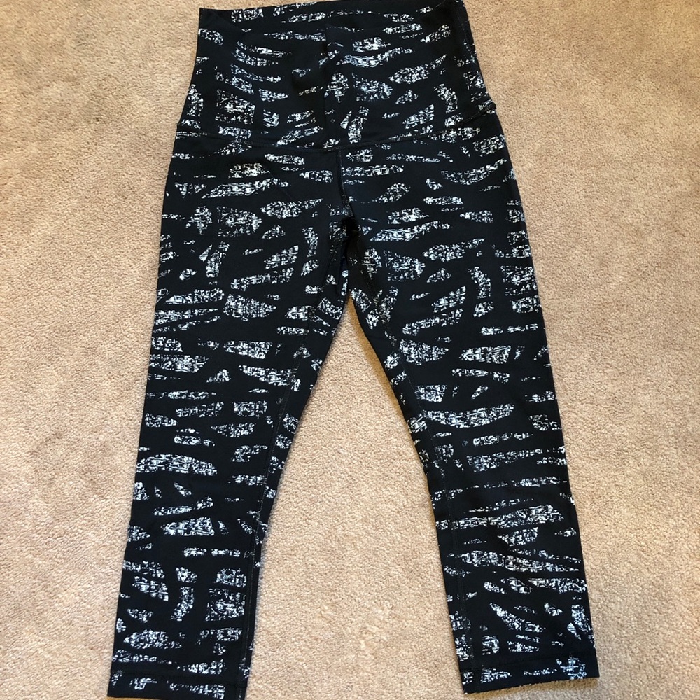 lululemon🍋wunder under high waisted capris